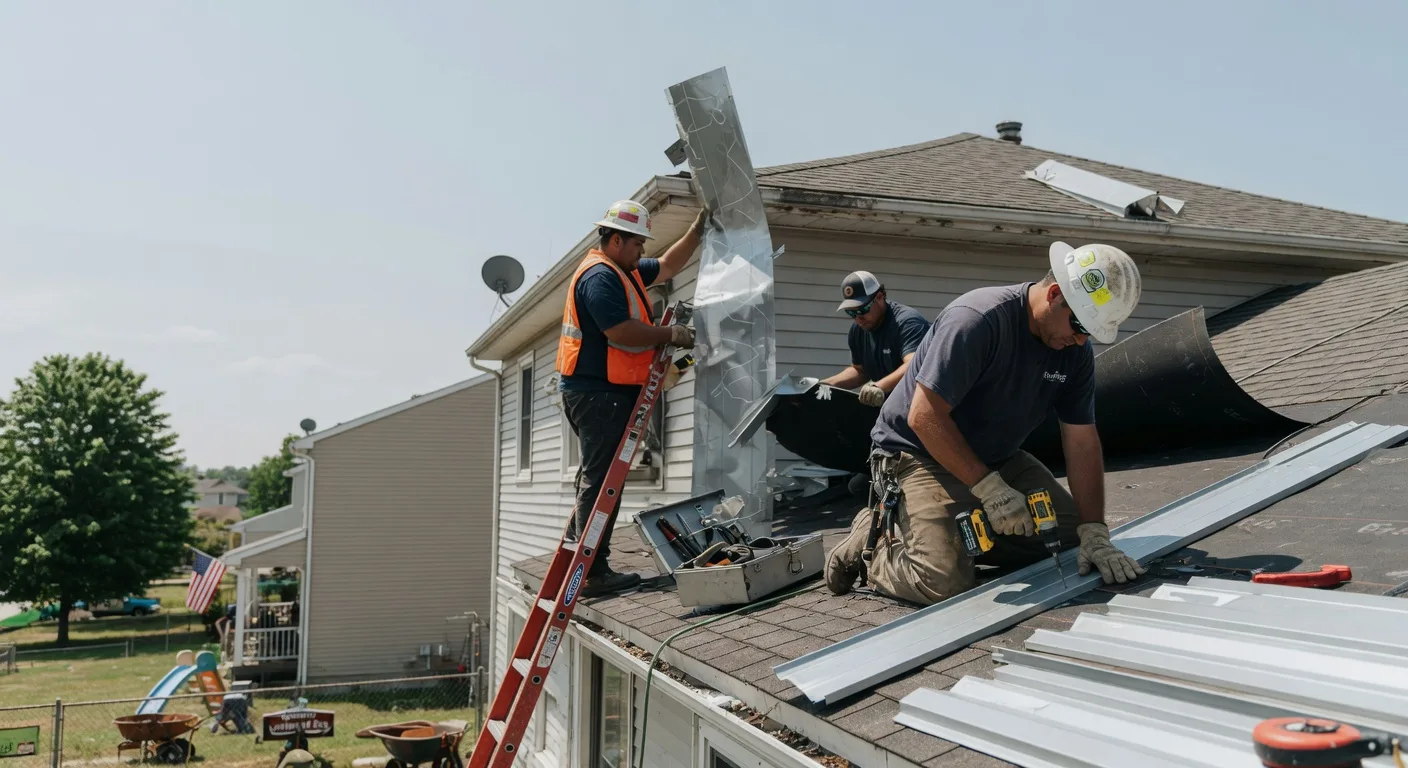 Storm Damage Metal Roof Repair in Sharpsburg, MD